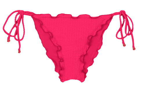 Product Front: Rio De Sol Figi Bikini Bottom Dots-Virtual-Pink Frufru