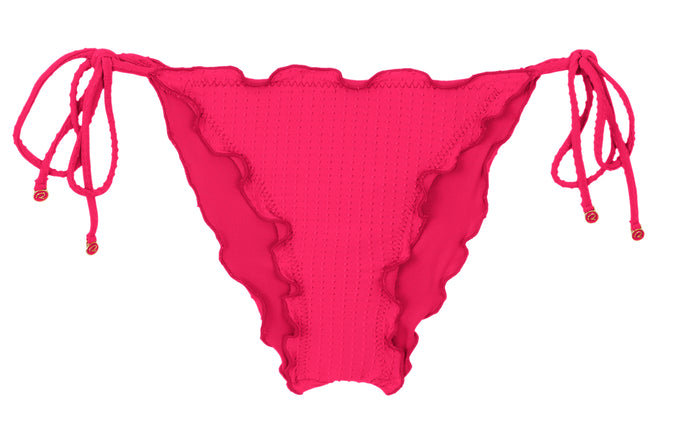 Product Front: Rio De Sol Figi Bikini Bottom Dots-Virtual-Pink Frufru