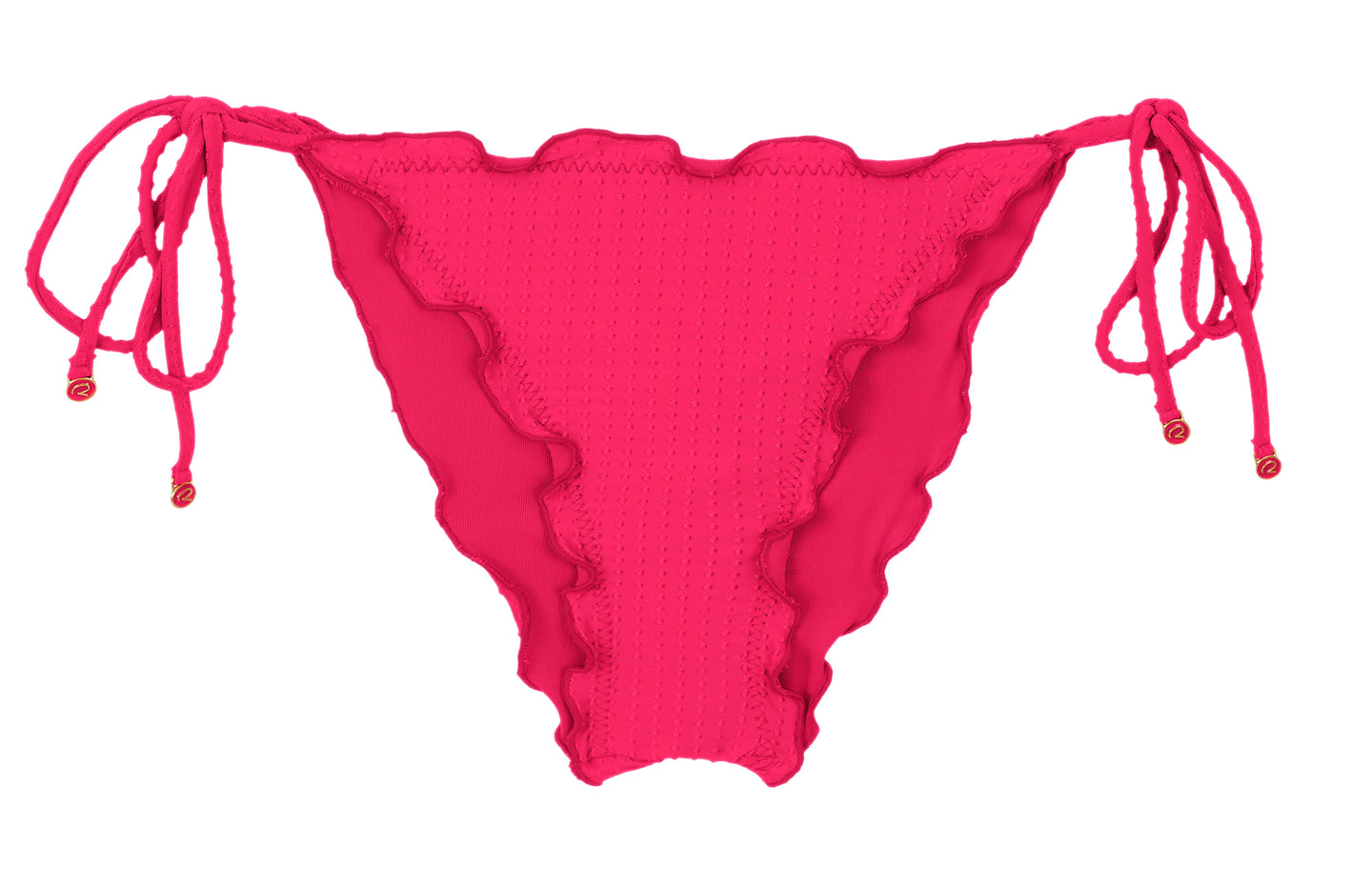 Product Front: Rio De Sol Figi Bikini Bottom Dots-Virtual-Pink Frufru