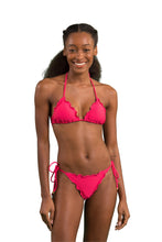 Załaduj obraz do przeglądarki galerii, Model Front: Rio De Sol Figi Bikini Bottom Dots-Virtual-Pink Frufru
