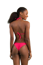 Załaduj obraz do przeglądarki galerii, Model Back: Rio De Sol Figi Bikini Bottom Dots-Virtual-Pink Frufru
