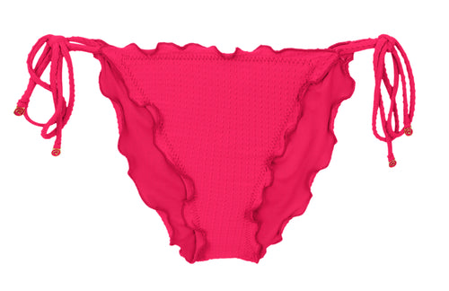 Product Front: Rio De Sol Figi Bikini Bottom Dots-Virtual-Pink Frufru-Comfy