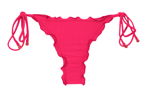 Product Front: Rio De Sol Figi Bikini Bottom Dots-Virtual-Pink Frufru-Fio