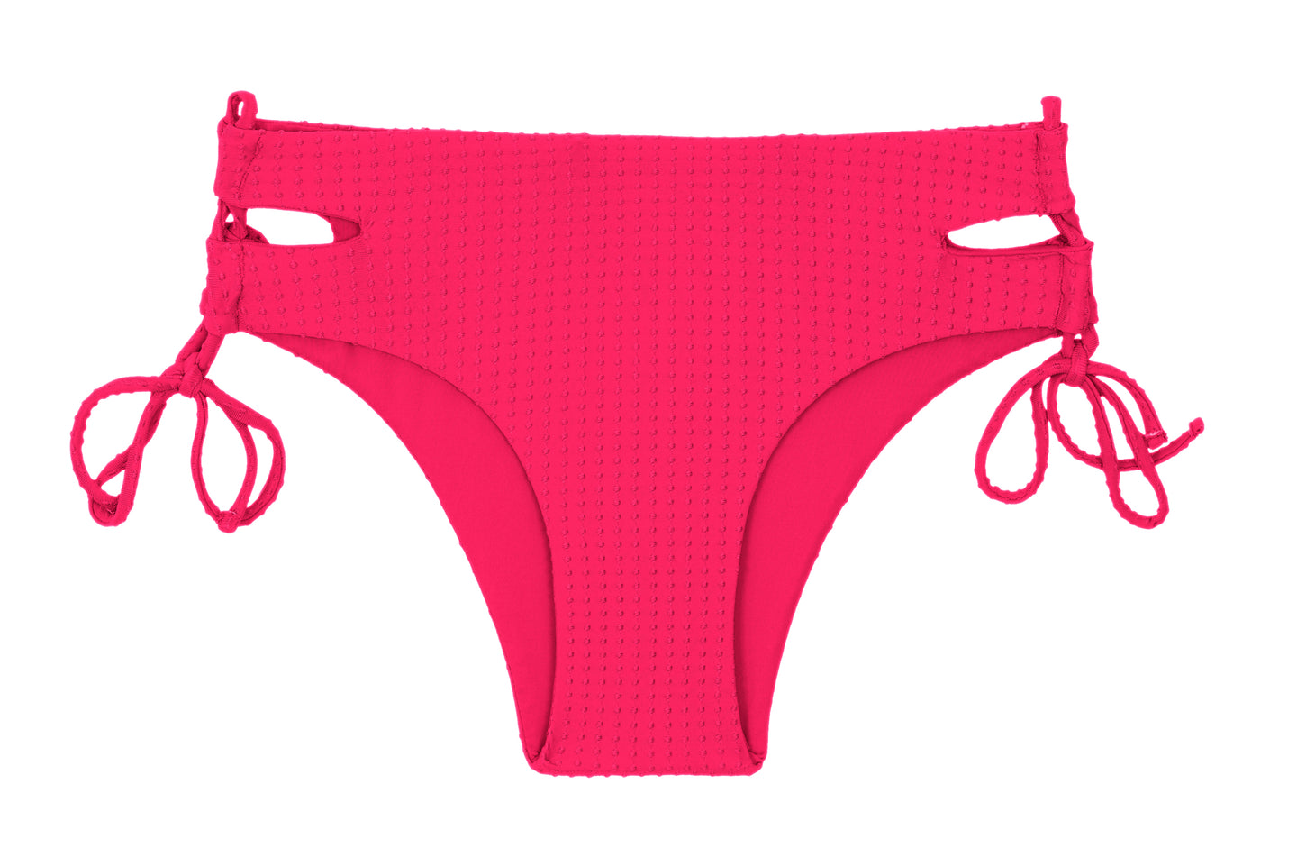 Product Front: Rio De Sol Figi Bikini Bottom Dots-Virtual-Pink Madrid
