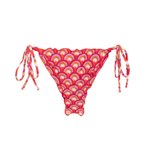Product Front: Rio De Sol Figi Bikini Bottom Floral-Scales Frufru-Fio