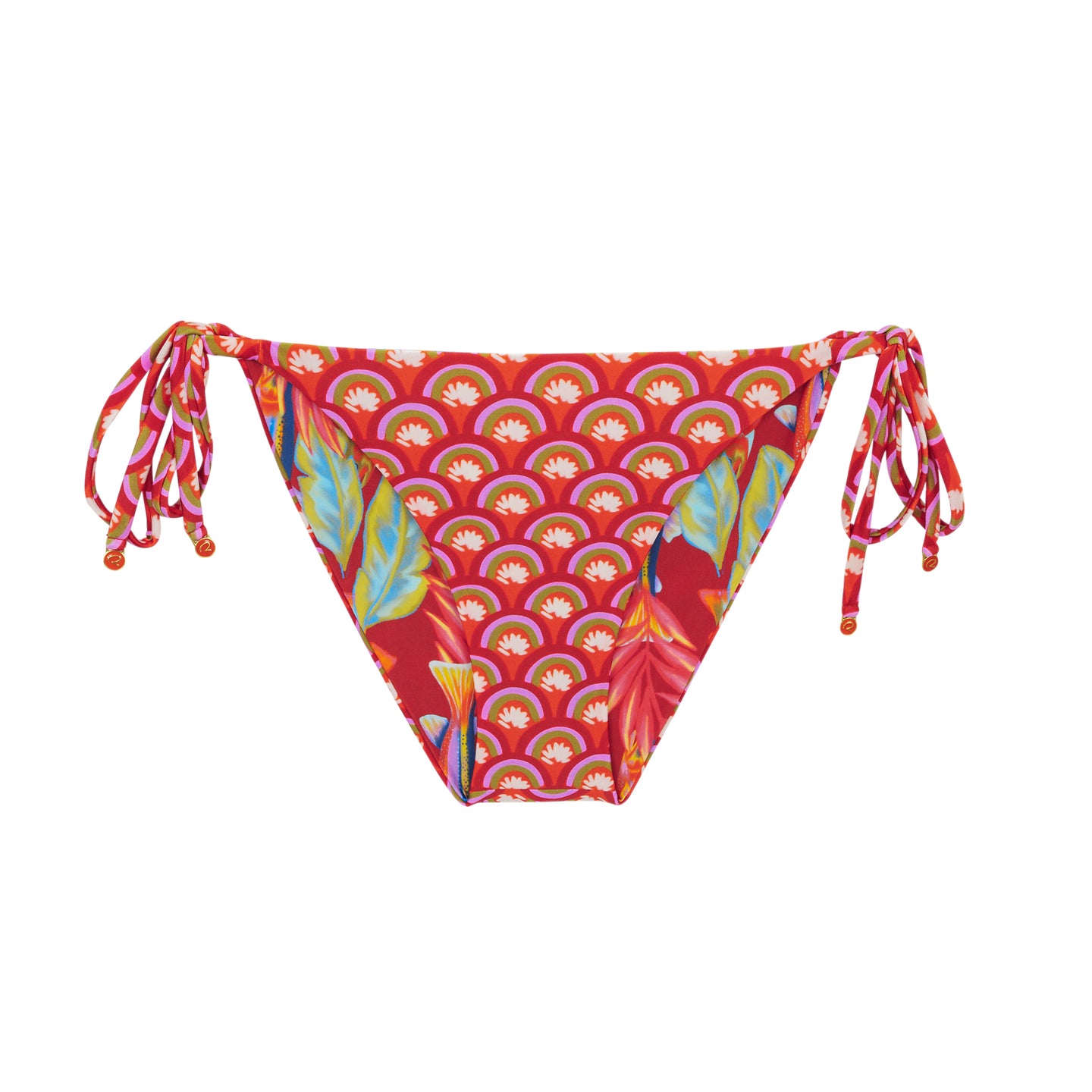Product Front: Rio De Sol Figi Bikini Bottom Floral-Scales Ibiza-Comfy