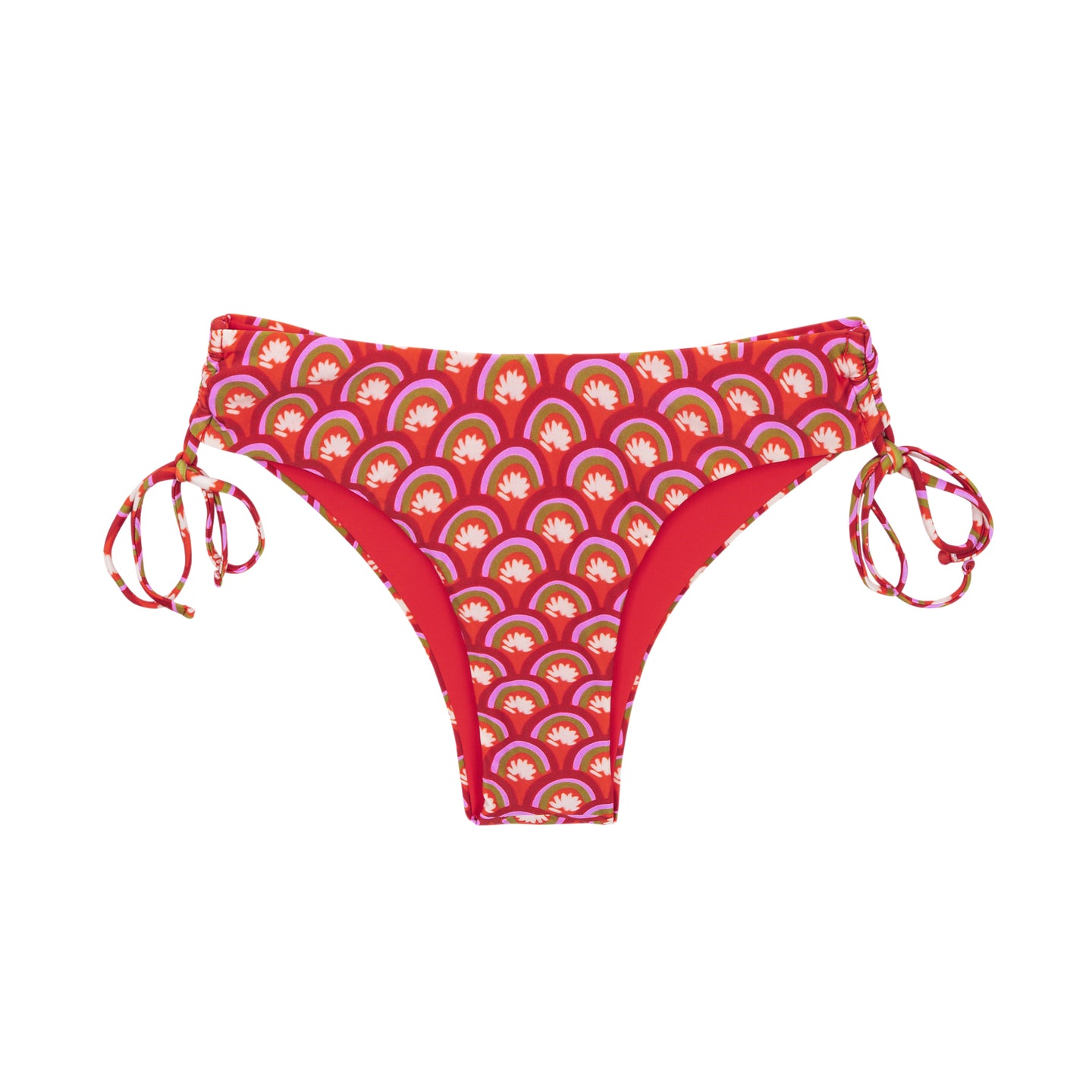 Product Front: Rio De Sol Figi Bikini Bottom Floral-Scales Lola