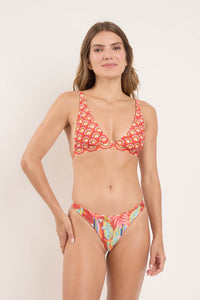 Image 05: Rio De Sol Figi Bikini Bottom Floral-Scales Mia