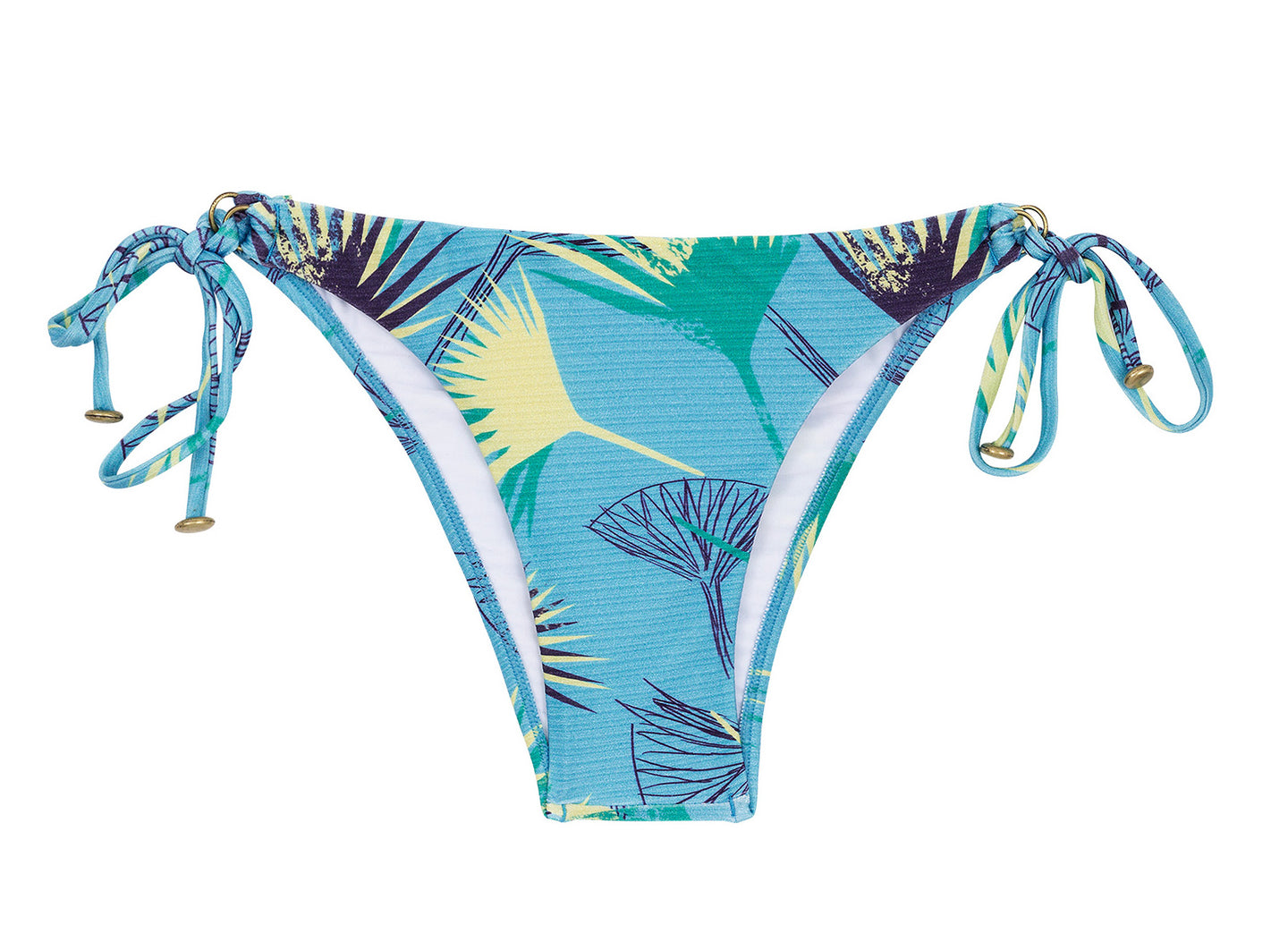 Product Front: Rio De Sol Figi Bikini Bottom Flower Geometric Transpassado