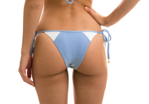 Model Back: Rio De Sol Figi Bikini Bottom Garoa White Tri