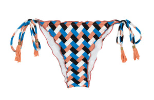 Product Front: Rio De Sol Figi Bikini Bottom Geometric Frufru