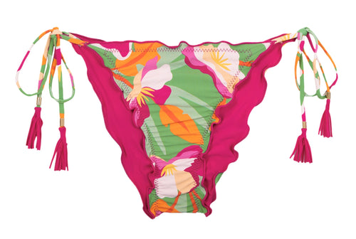 Product Front: Rio De Sol Figi Bikini Bottom Green-Bloom Frufru-Comfy