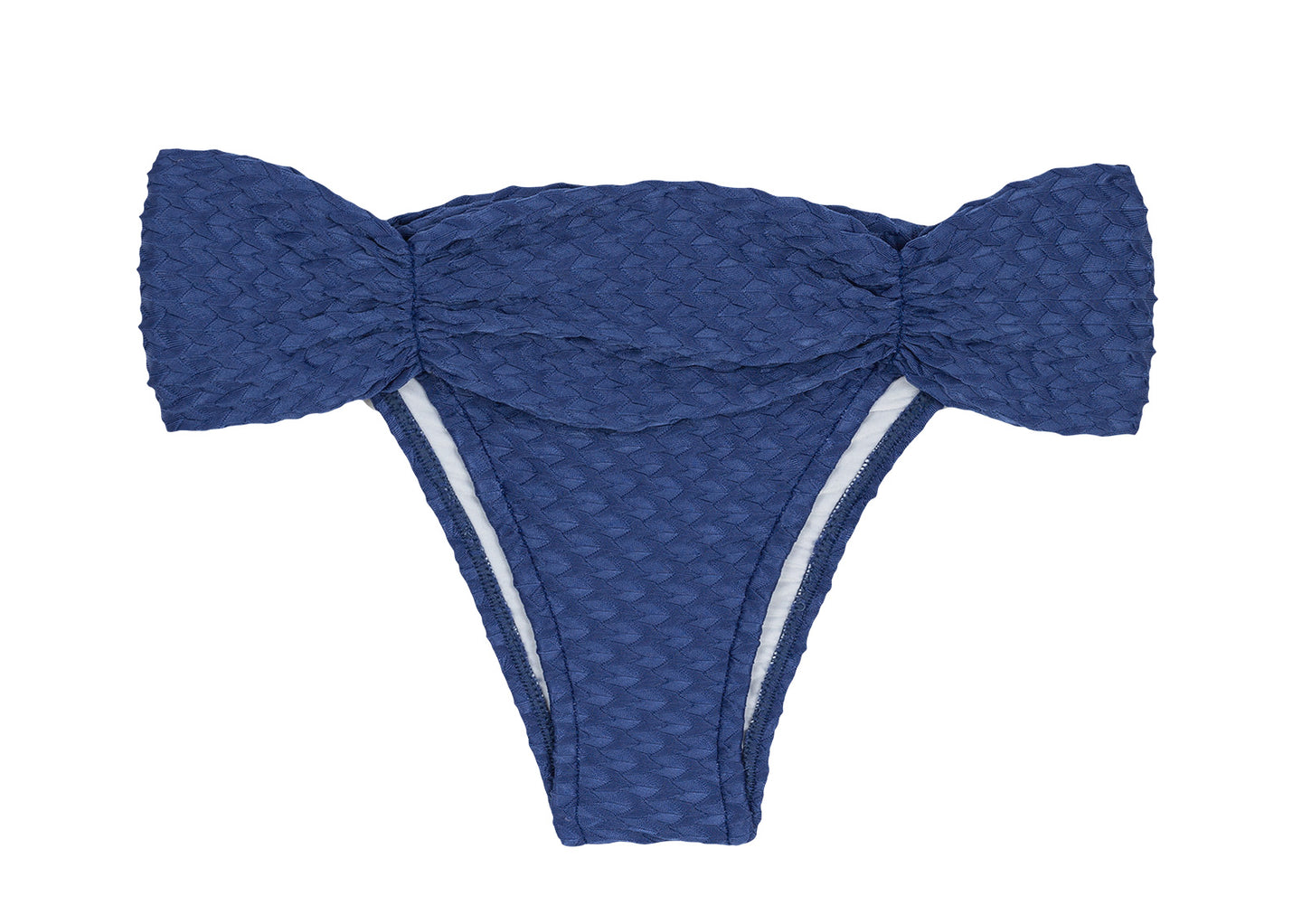 Product Front: Rio De Sol Figi Bikini Bottom Kiwanda Denim Bandeau
