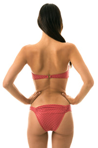 Model Back: Rio De Sol Figi Bikini Bottom Kiwanda Madras Band Comfort