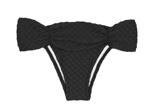 Product Front: Rio De Sol Figi Bikini Bottom Kiwanda Preto Bandeau