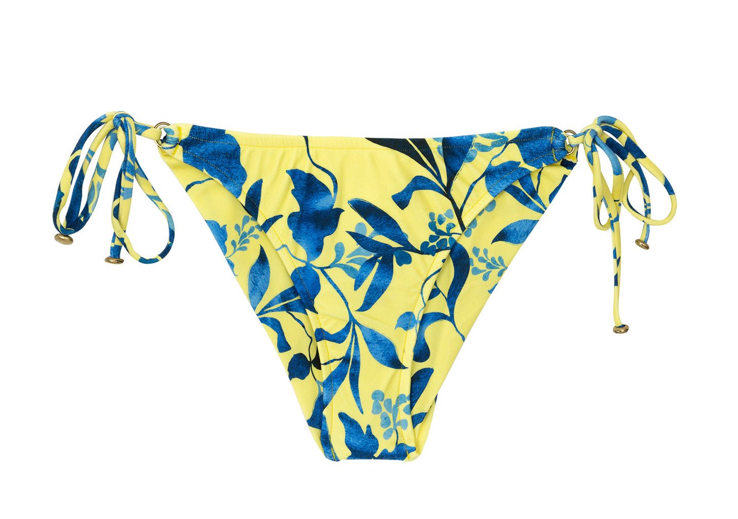 Product Front: Rio De Sol Figi Bikini Bottom Lemon Flower Comfort