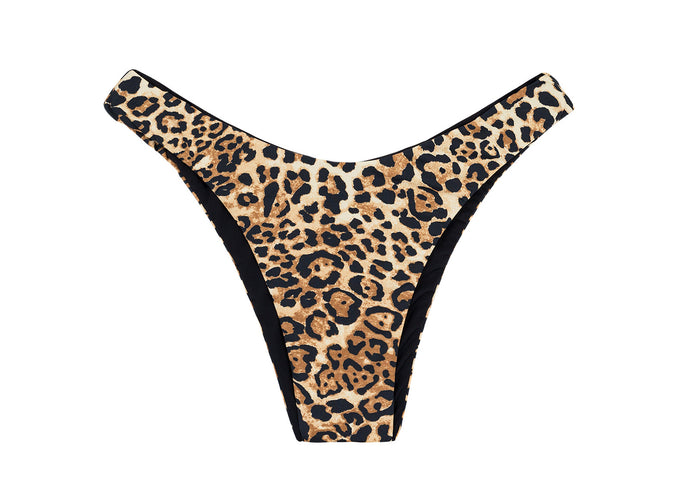 Product Front: Rio De Sol Figi Bikini Bottom Leopardo Bandeau