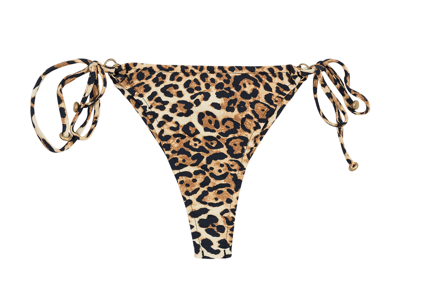 Product Front: Rio De Sol Figi Bikini Bottom Leopardo Invisible Micro