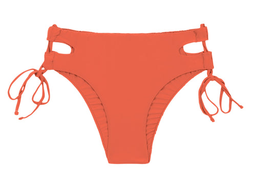 Product Front: Rio De Sol Figi Bikini Bottom Light-Peach Madrid