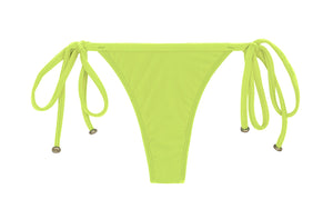 Product Front: Rio De Sol Figi Bikini Bottom Lime Tri Micro