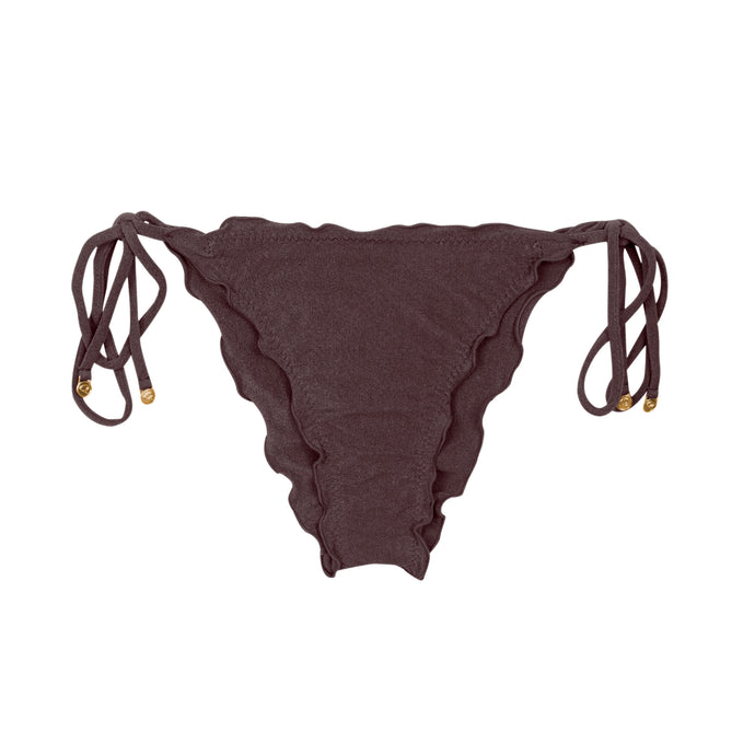 Product Front: Rio De Sol Figi Bikini Bottom Malibu-Ebano Frufru