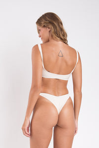 Model Back: Rio De Sol Figi Bikini Bottom Malibu-Natural Cali
