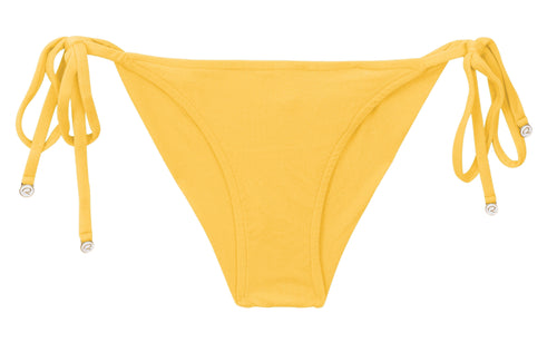 Product Front: Rio De Sol Figi Bikini Bottom Malibu-Yellow Cheeky-Tie