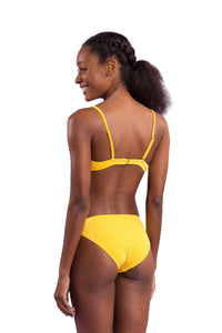 Model Back: Rio De Sol Figi Bikini Bottom Malibu-Yellow Essential-Comfy
