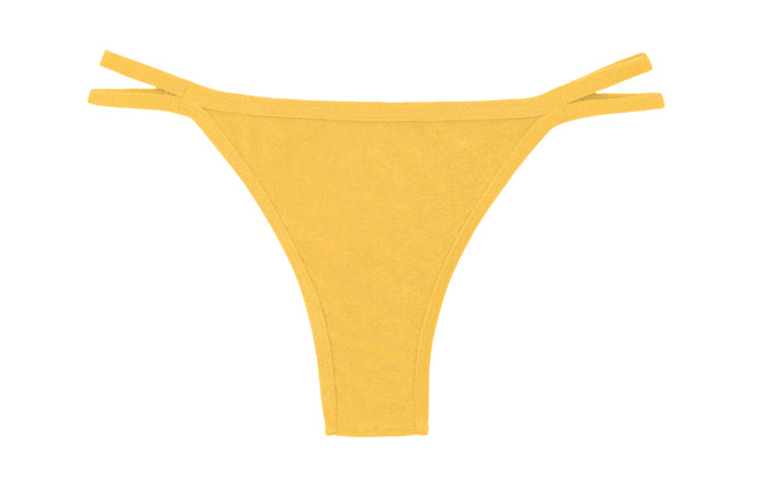 Product Front: Rio De Sol Figi Bikini Bottom Malibu-Yellow Mini-Duo