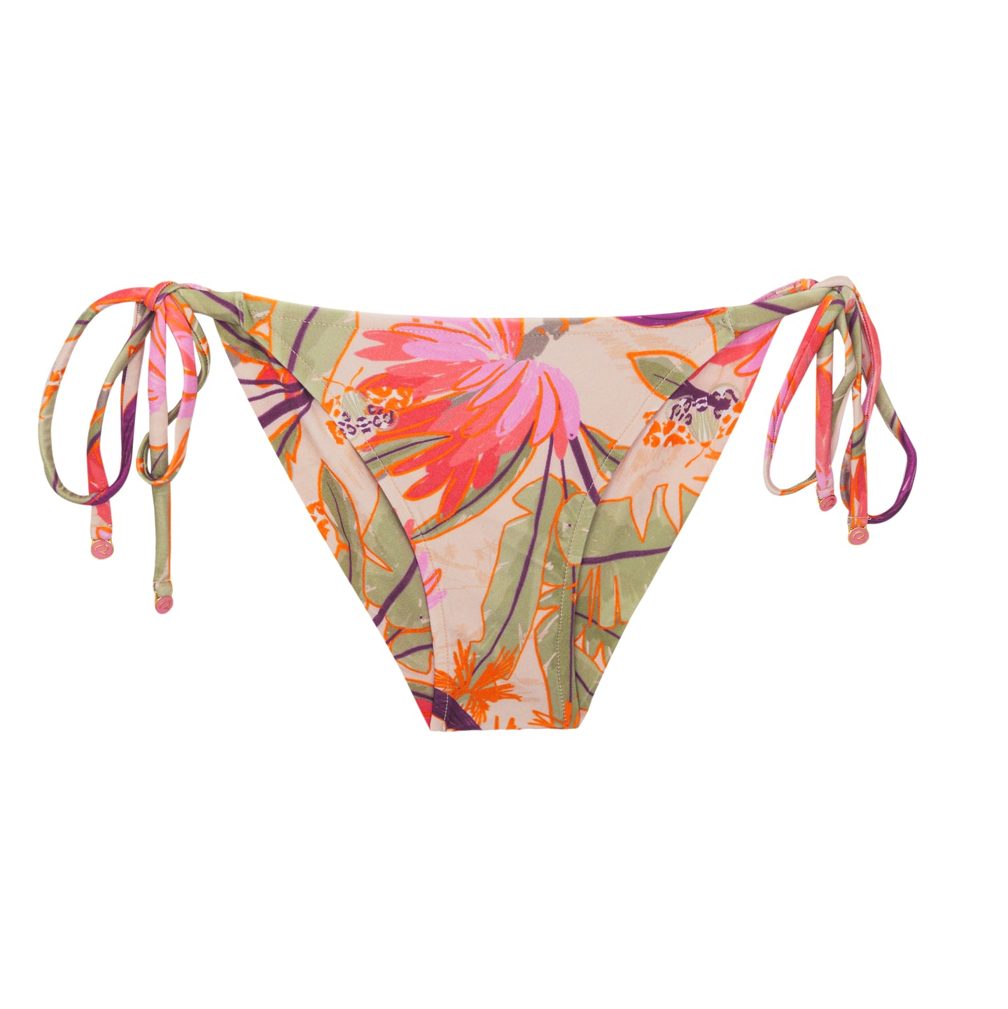 Product Front: Rio De Sol Figi Bikini Bottom Oasis Cheeky-Tie