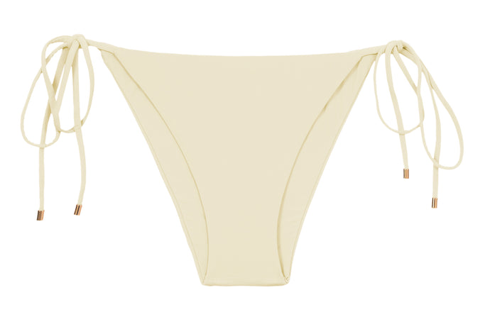 Product Front: Rio De Sol Figi Bikini Bottom Off-White Lacinho