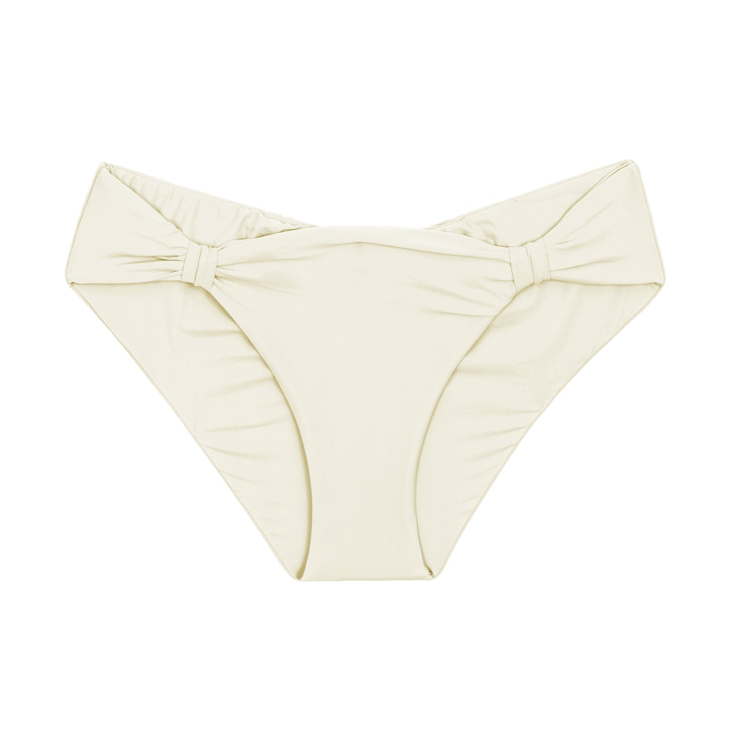 Product Front: Rio De Sol Figi Bikini Bottom Off-White Mel-Comfy