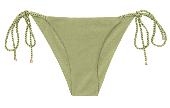 Product Front: Rio De Sol Figi Bikini Bottom Oliva Cheeky-Rope