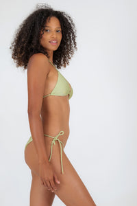 Image 04: Rio De Sol Figi Bikini Bottom Oliva Cheeky-Rope