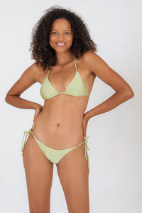 Model Front: Rio De Sol Figi Bikini Bottom Oliva Ibiza-Rope