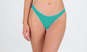 Model Front: Rio De Sol Figi Bikini Bottom Opal Essential-Comfy