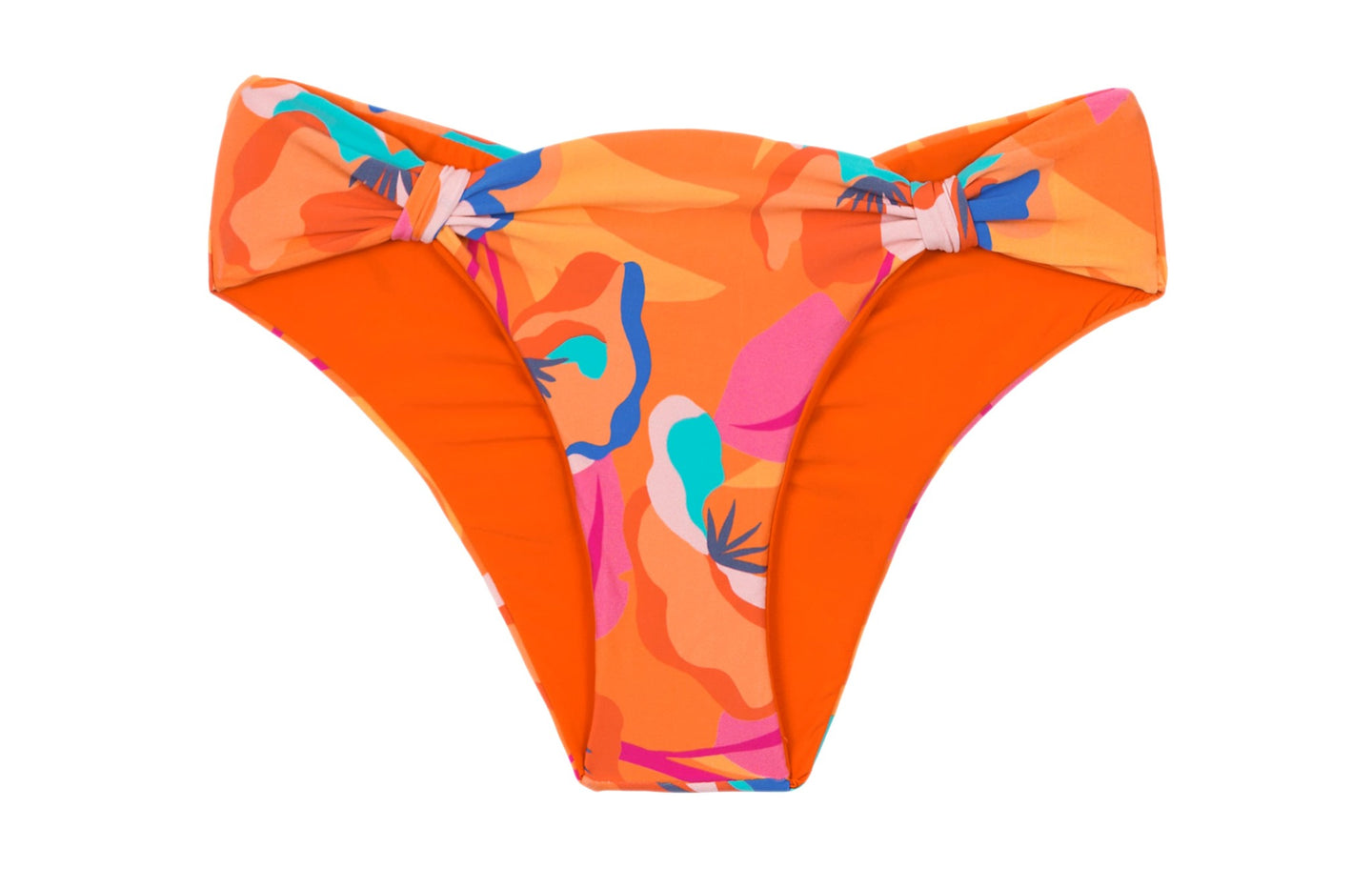 Product Front: Rio De Sol Figi Bikini Bottom Orange-Bloom Mel