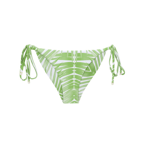 Product Front: Rio De Sol Figi Bikini Bottom Palms Cheeky-Tie