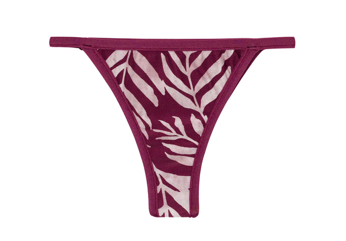 Product Front: Rio De Sol Figi Bikini Bottom Palms-Vine California