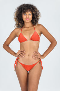 Model Front: Rio De Sol Figi Bikini Bottom Paprica Ibiza-Comfy