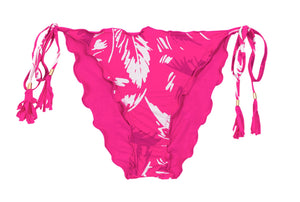 Product Front: Rio De Sol Figi Bikini Bottom Pink-Palms Frufru-Comfy