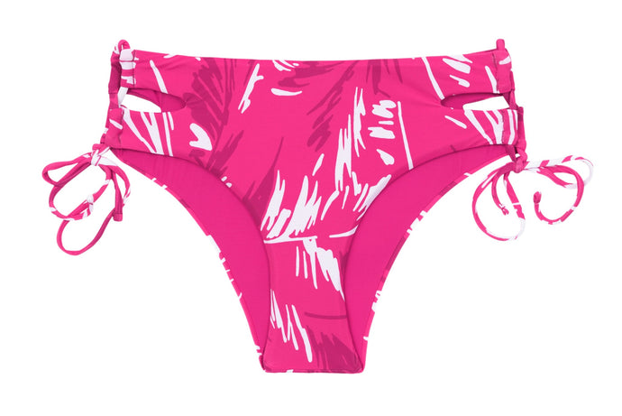 Product Front: Rio De Sol Figi Bikini Bottom Pink-Palms Madrid