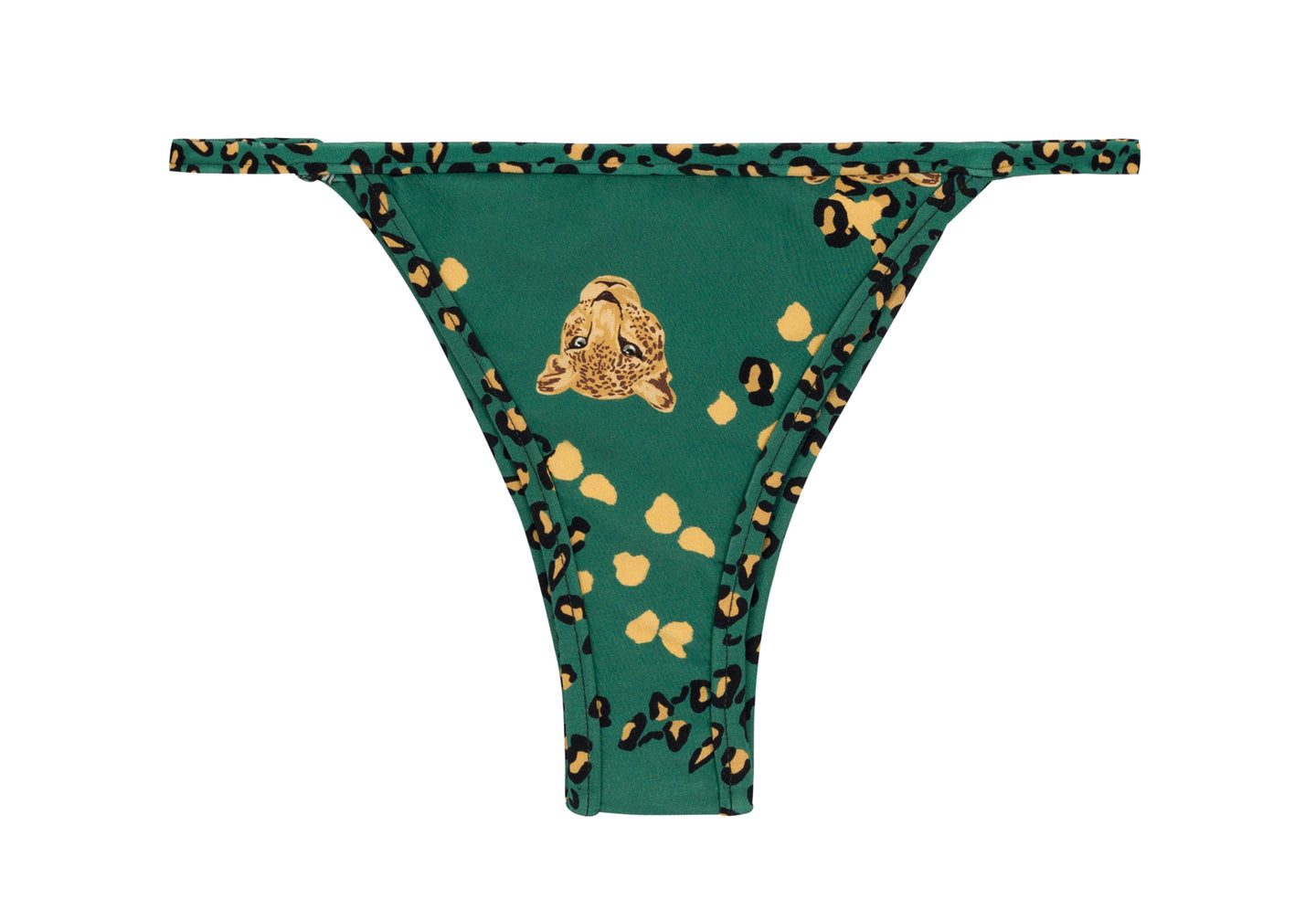 Product Front: Rio De Sol Figi Bikini Bottom Roar-Green California