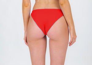 Model Back: Rio De Sol Figi Bikini Bottom Rouge Essential-Comfy
