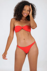 Model Front: Rio De Sol Figi Bikini Bottom Rouge Leblon