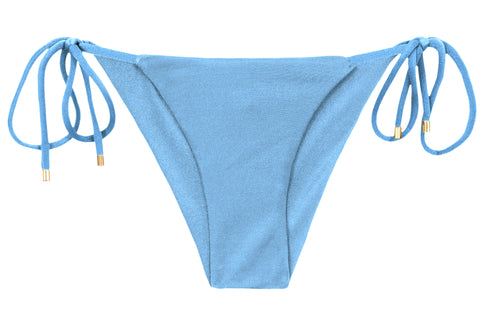 Product Front: Rio De Sol Figi Bikini Bottom Shimmer-Baltic-Sea Cheeky-Tie