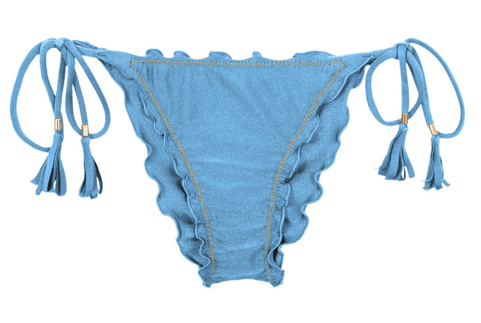 Product Front: Rio De Sol Figi Bikini Bottom Shimmer-Baltic-Sea Frufru