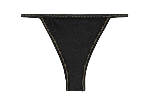 Product Front: Rio De Sol Figi Bikini Bottom Shimmer-Black California