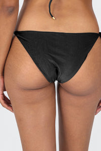 Image 07: Rio De Sol Figi Bikini Bottom Shimmer-Black Ibiza-Comfy
