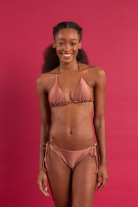Image 11: Rio De Sol Figi Bikini Bottom Shimmer-Copper Ibiza-Comfy